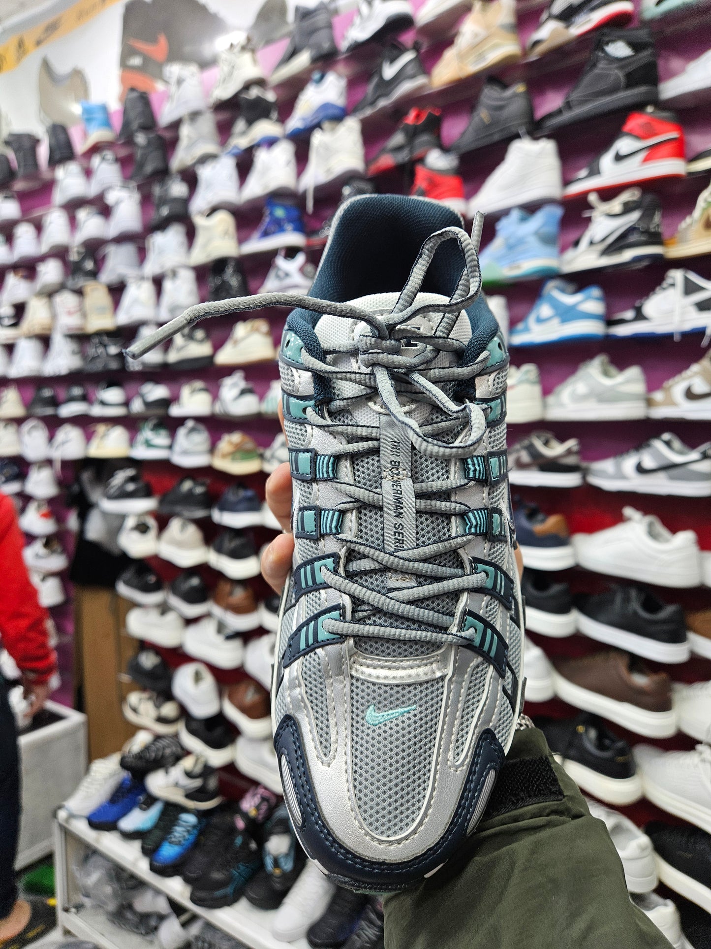 Nike P-6000 – Grey / Blue (Silver Grey colorway)
