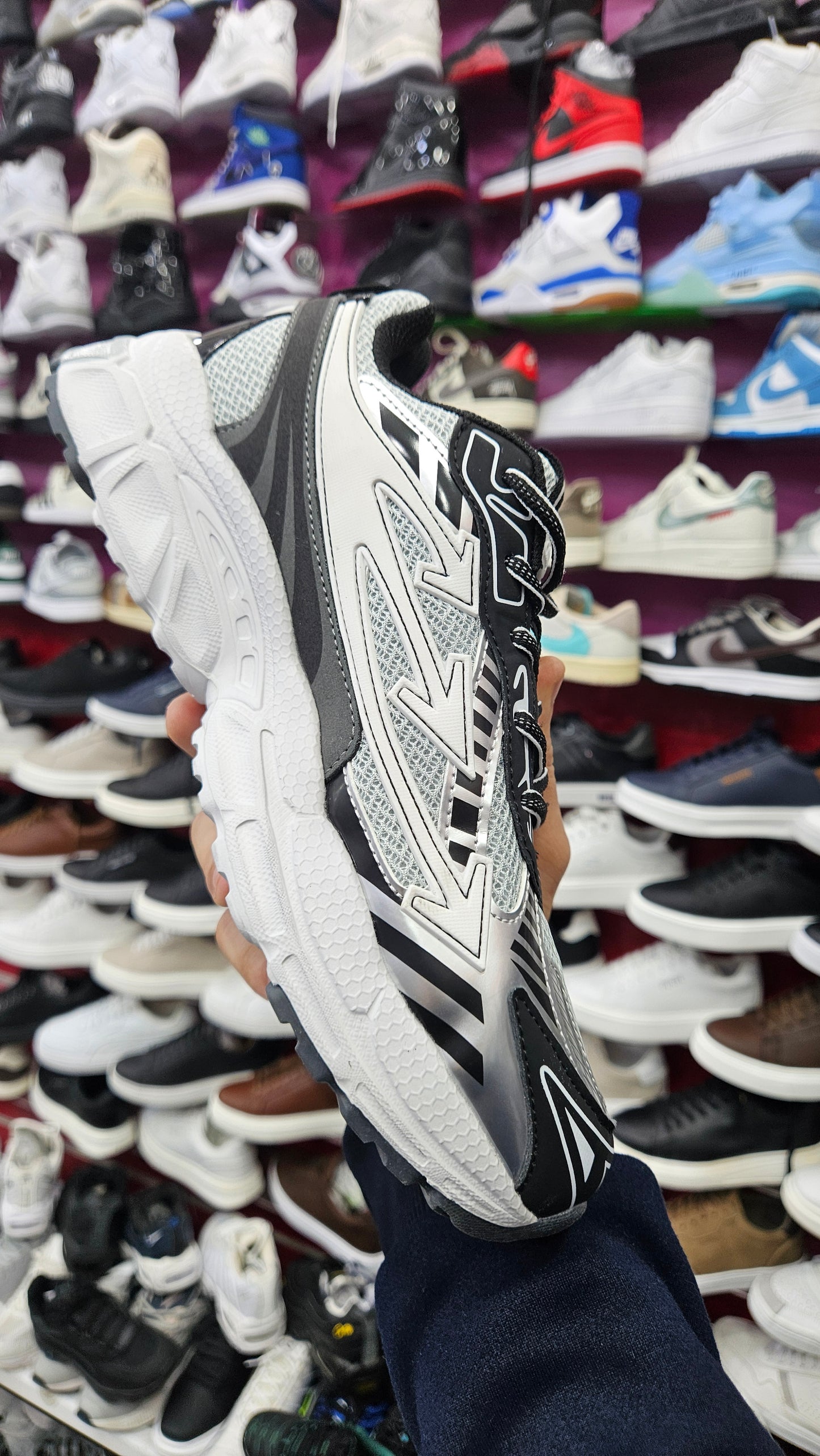 Off-White blanc / blanc,noir