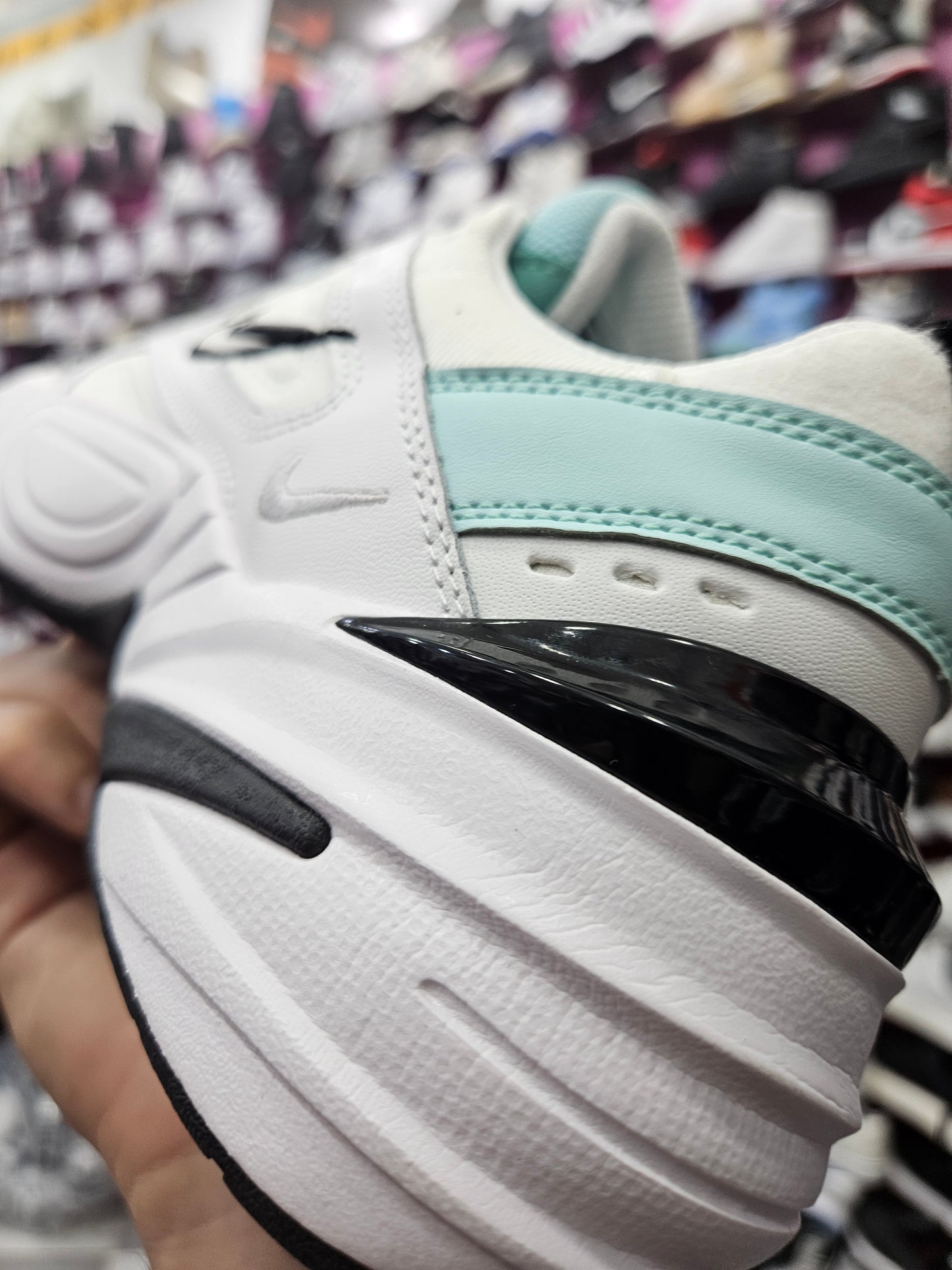 Nike M2K Tekno – White / Black / Mint