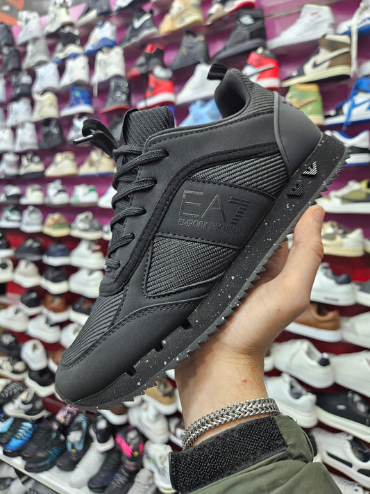 Emporio Armani EA7 Sneakers – Black (All Black / Nero)